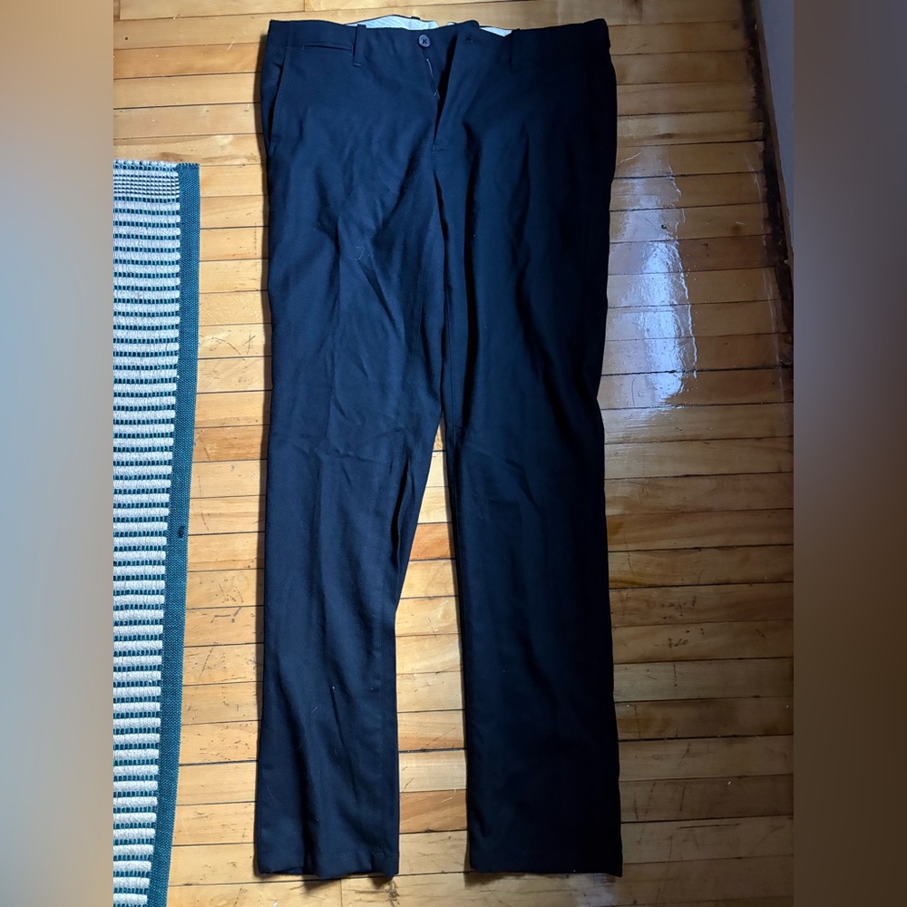 Corneliani Elegant Black Dress Pants